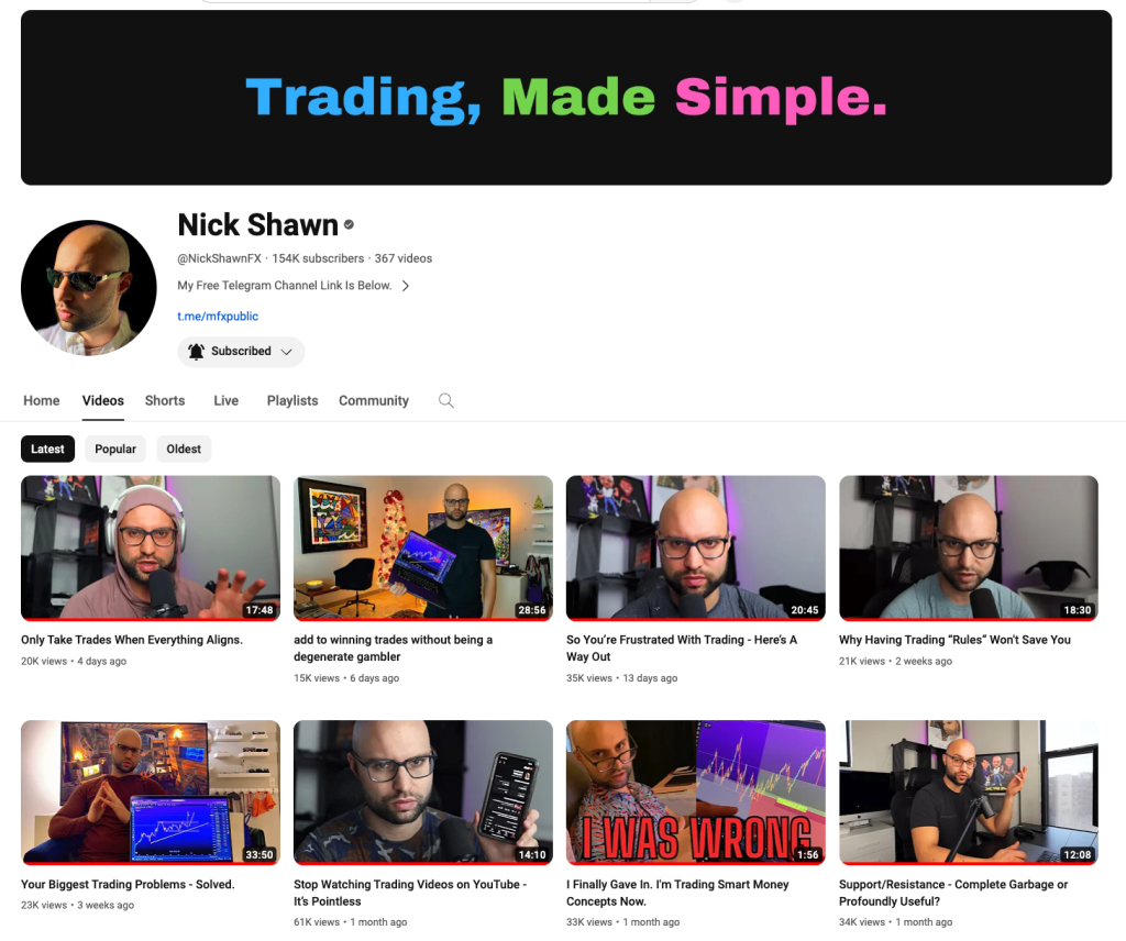 Nick Shawn Forex Trading